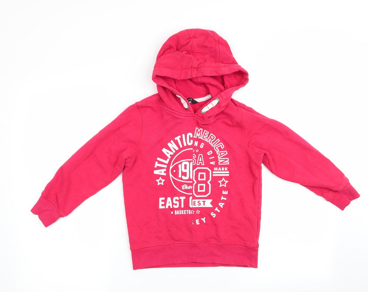George Boys Red   Pullover Hoodie Size 6-7 Years  - Atlantic Mericans
