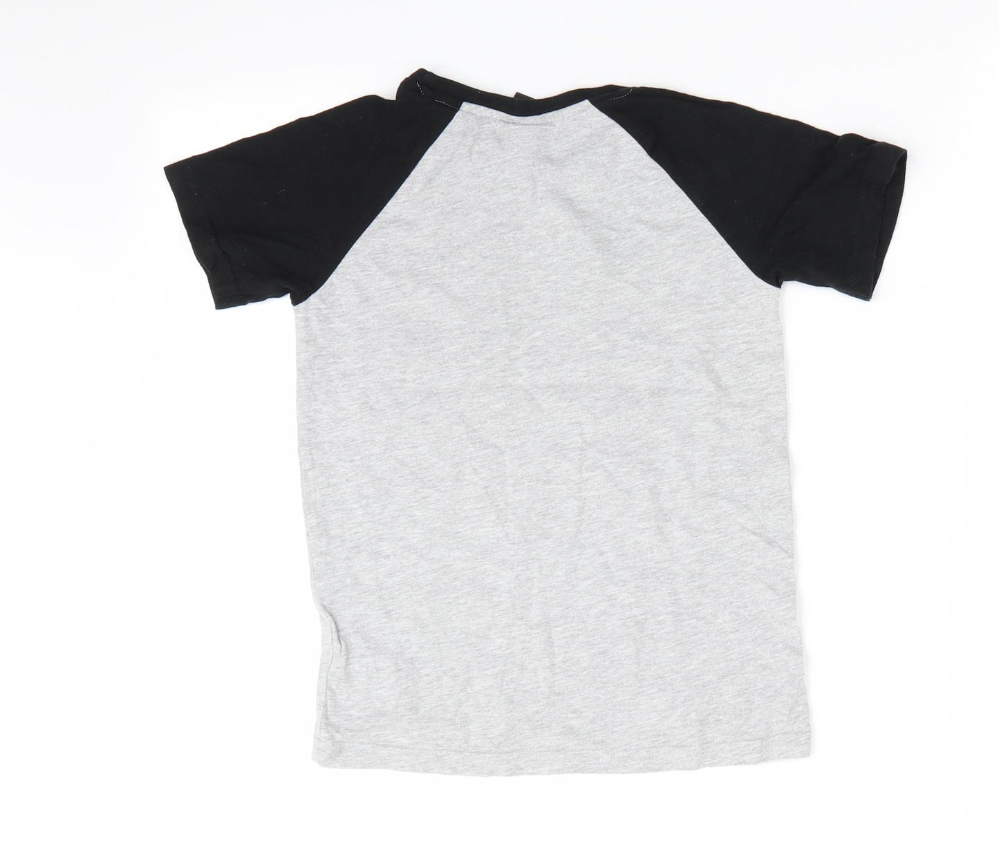 Star Wars by TU Boys Grey Colourblock  Basic T-Shirt Size 8 Years  - Starwars