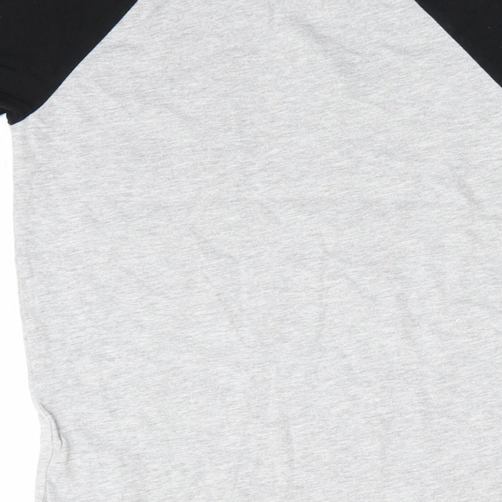 Star Wars by TU Boys Grey Colourblock  Basic T-Shirt Size 8 Years  - Starwars