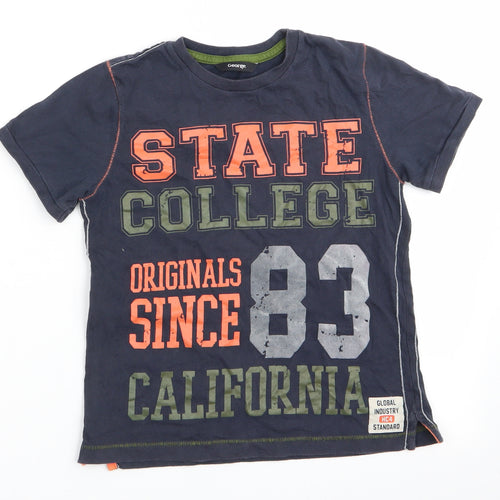 George Boys Blue   Basic T-Shirt Size 8-9 Years  - State College