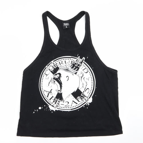 Xplosive Ape Mens Black    T-Shirt Size L  - Tank T-shirt Corrupted Ape