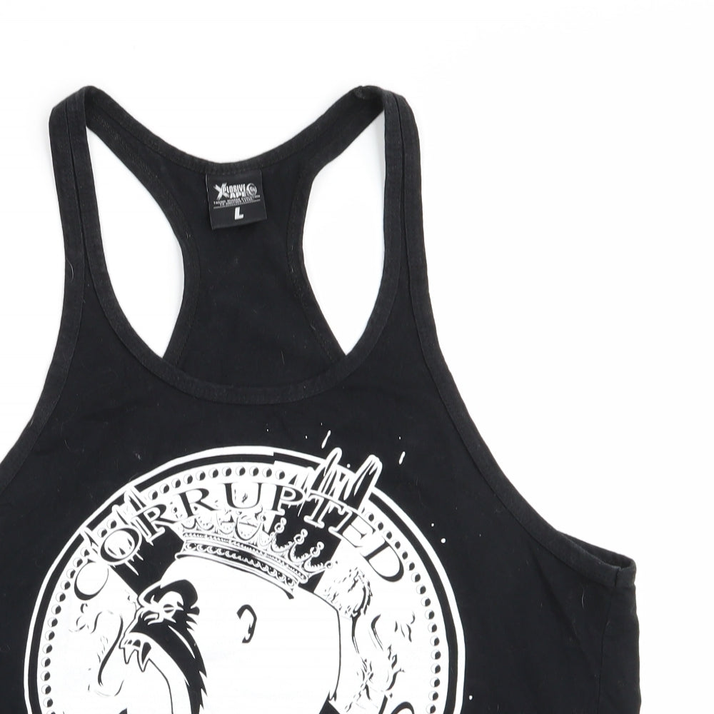 Xplosive Ape Mens Black    T-Shirt Size L  - Tank T-shirt Corrupted Ape