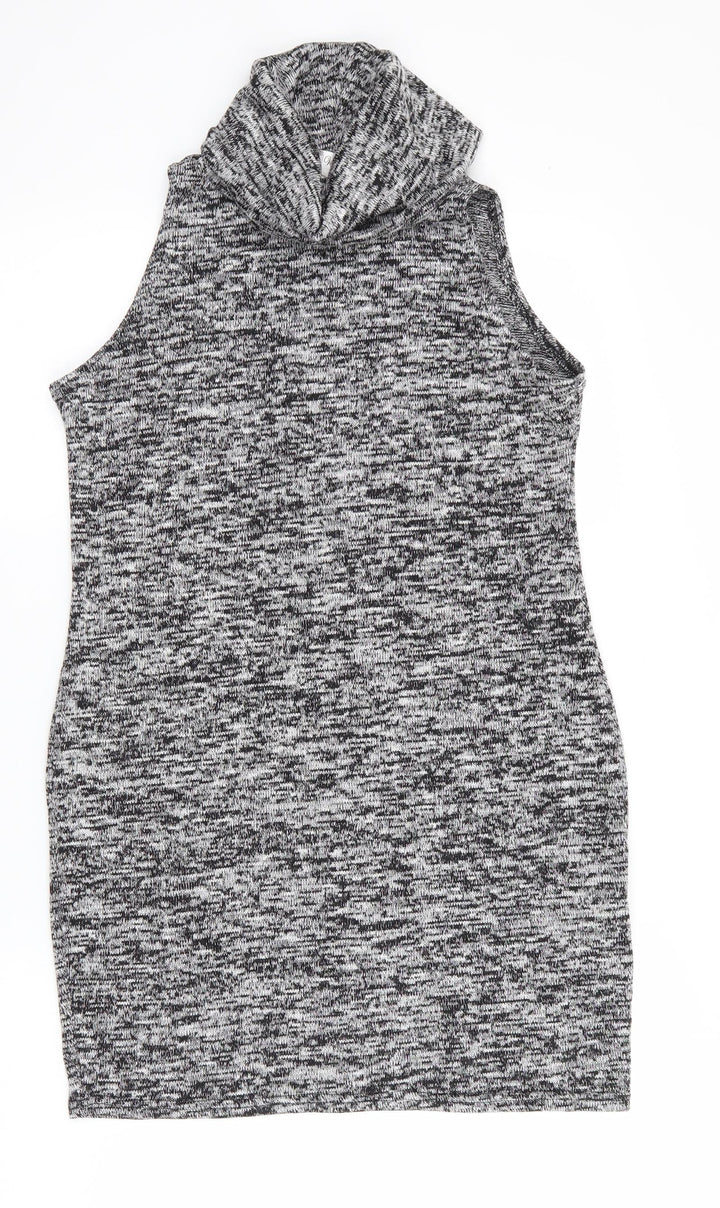Voulez-Vous Womens Black Jumper Dress Size M - White