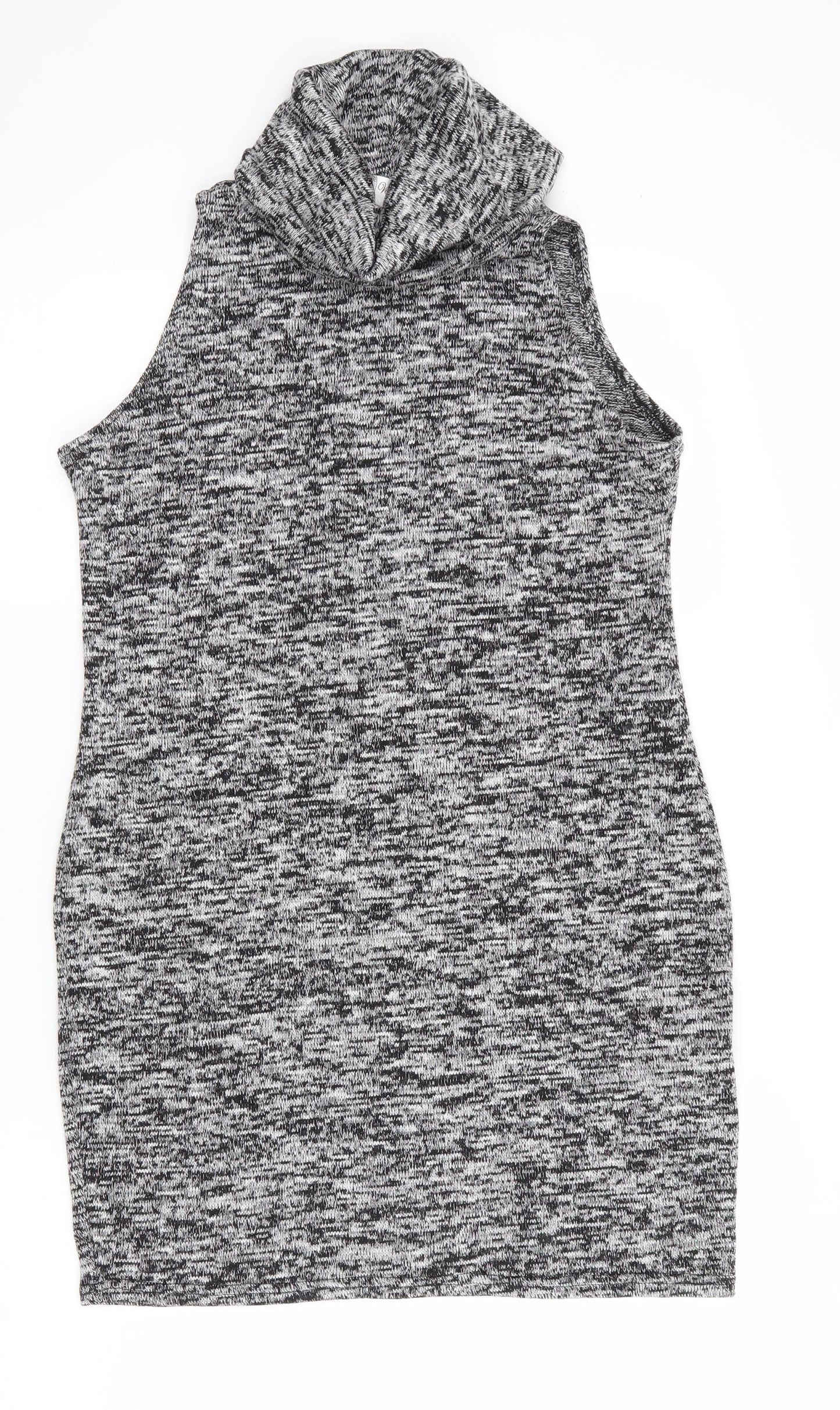 Voulez-Vous Womens Black   Jumper Dress  Size M  - White