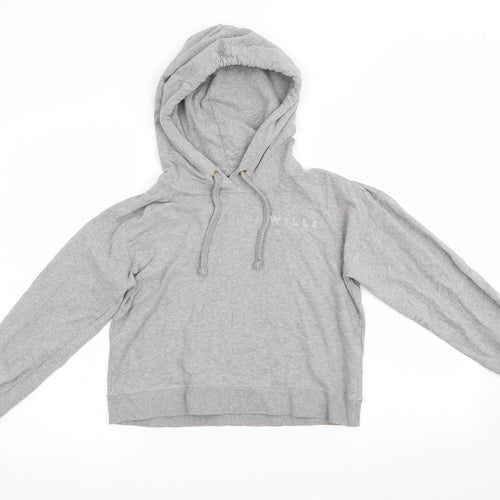 Jack Wills Womens Grey   Pullover Hoodie Size 8