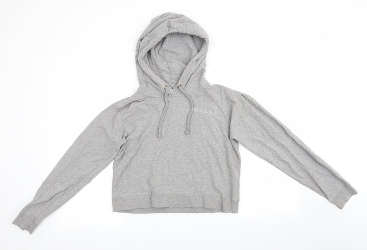Jack Wills Womens Grey Pullover Hoodie Size 8