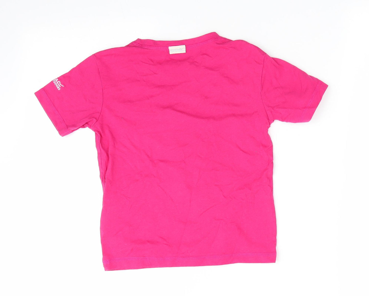 Regatta Girls Pink Animal Print  Basic T-Shirt   - Peppa Pig