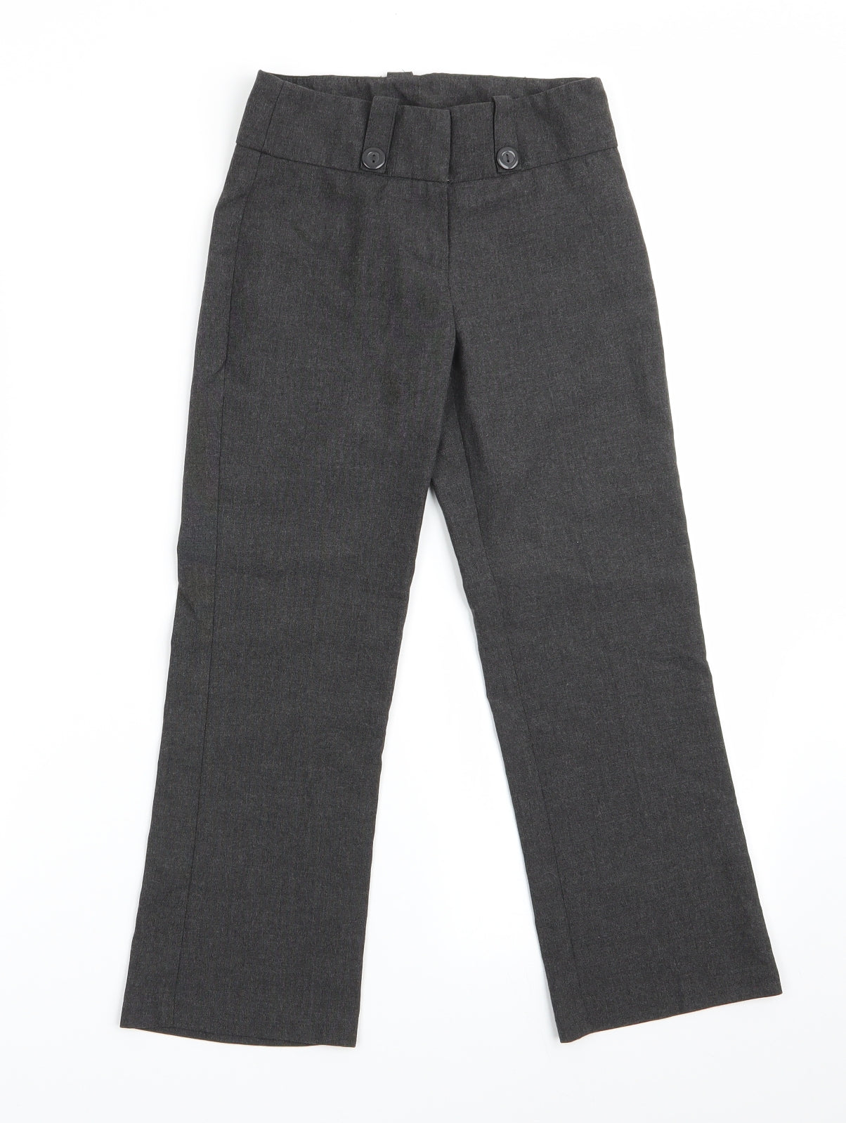Back To School Girls Grey   Dress Pants Trousers Size 6-7 Years - School Trousers