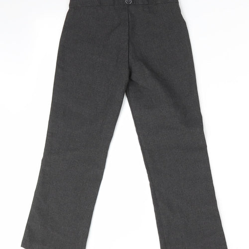 Back To School Girls Grey   Dress Pants Trousers Size 6-7 Years - School Trousers