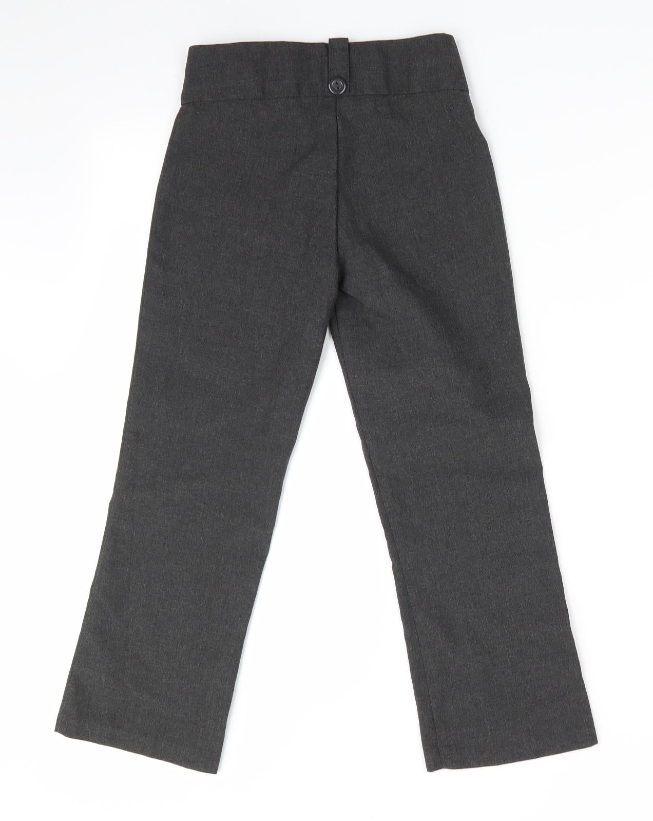 Back To School Girls Grey   Dress Pants Trousers Size 6-7 Years - School Trousers
