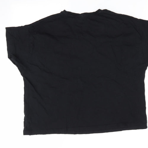 George Womens Black Solid   Pyjama Top Size 8  - Day Dreamer