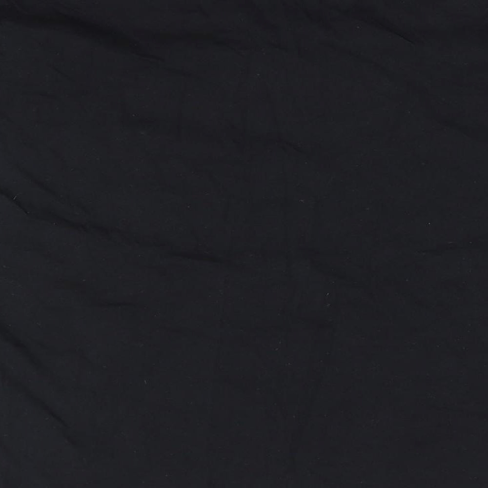 George Womens Black Solid   Pyjama Top Size 8  - Day Dreamer