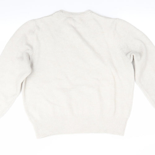 Peacocks Womens Ivory   Pullover Jumper Size M  - Pale Oatmeal Colour