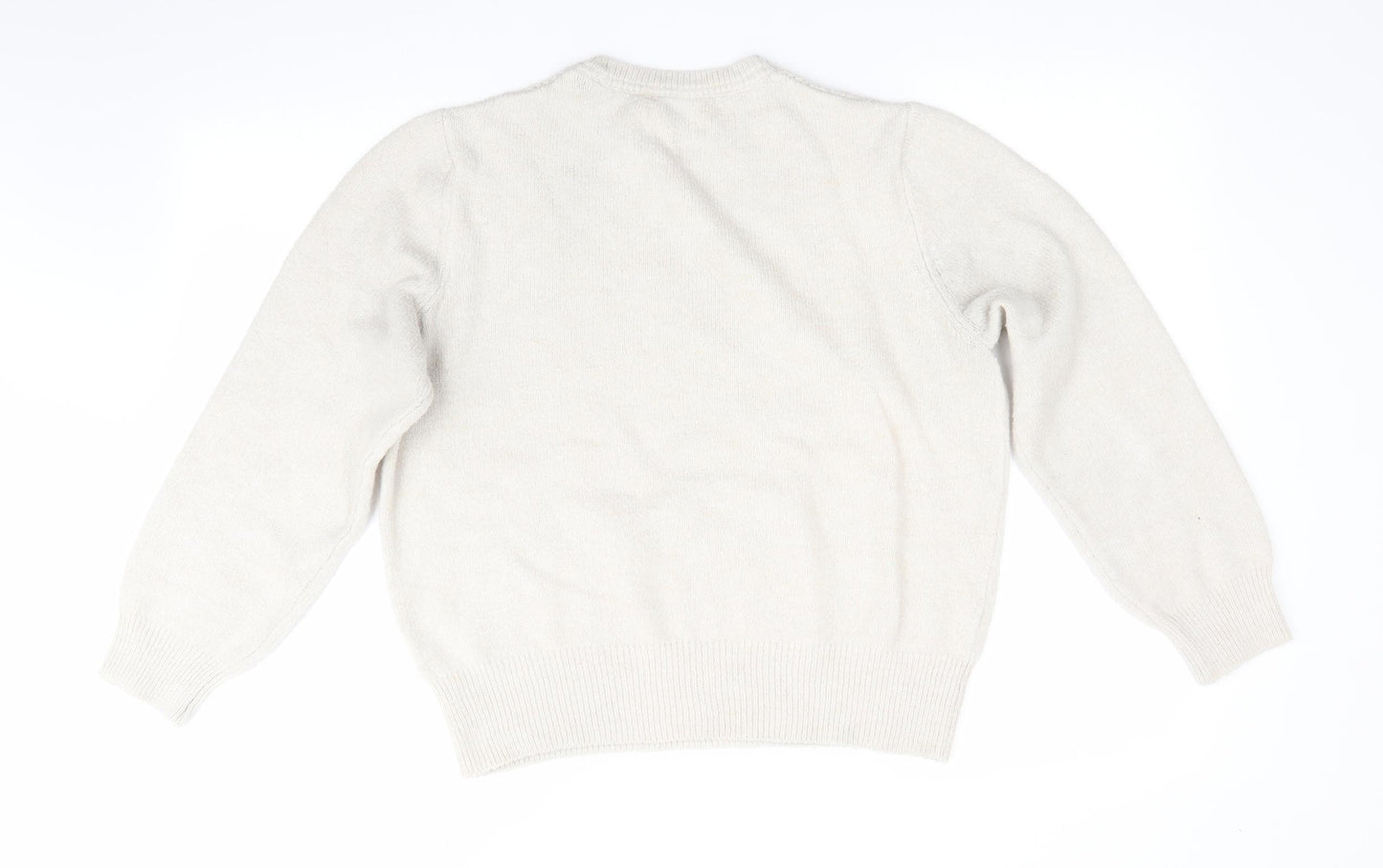 Peacocks Womens Ivory   Pullover Jumper Size M  - Pale Oatmeal Colour