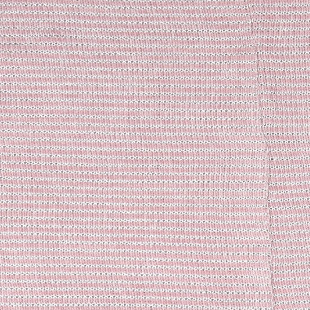 New Look Womens Pink Striped  Pullover Jumper Size M  - Open weave stripe