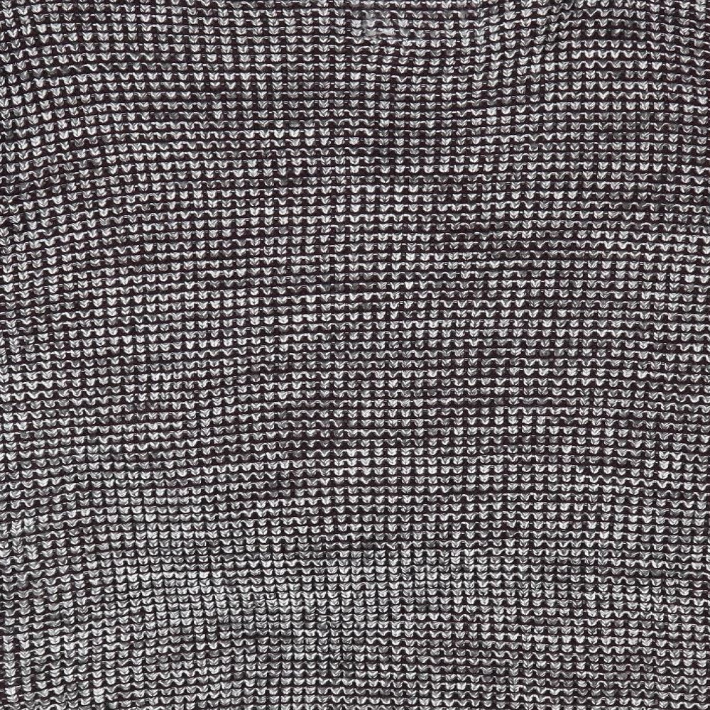 Brave Soul Mens Brown Houndstooth  Pullover Jumper   - High Cowl Type Neck with drawstring