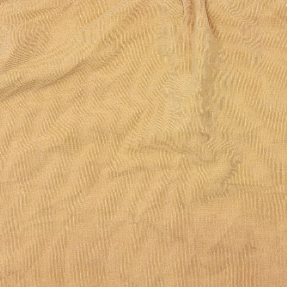 Yves Saint Laurent Mens Orange    Button-Up Size XL