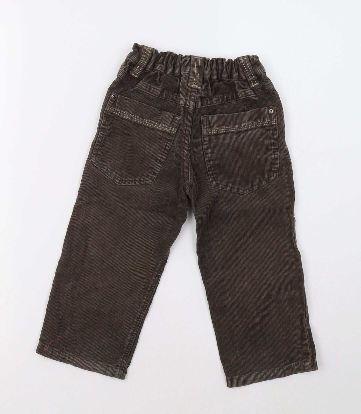 NEXT Boys Brown  Corduroy Jogger Trousers Size 2-3 Years