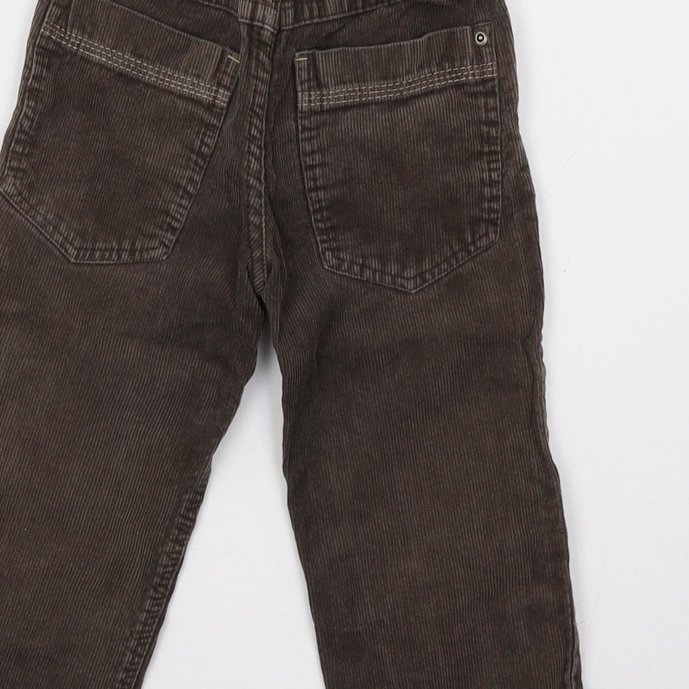 NEXT Boys Brown  Corduroy Jogger Trousers Size 2-3 Years