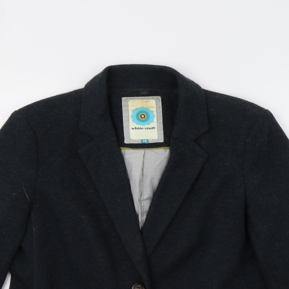 White Stuff Womens Blue   Jacket Blazer Size 12