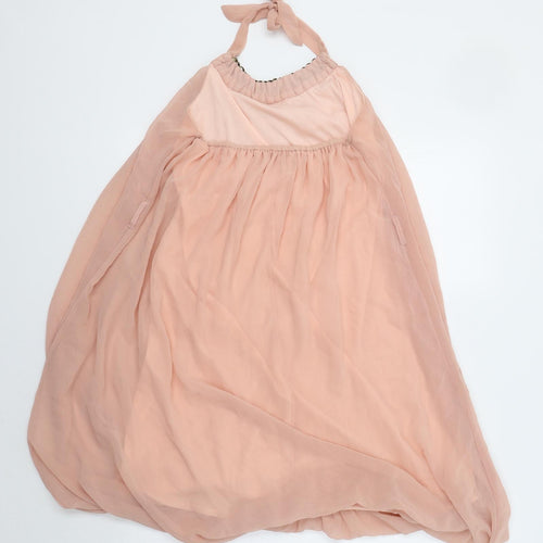Fashion Union Womens Pink   Tunic Tank Size M  - Embellished Collar