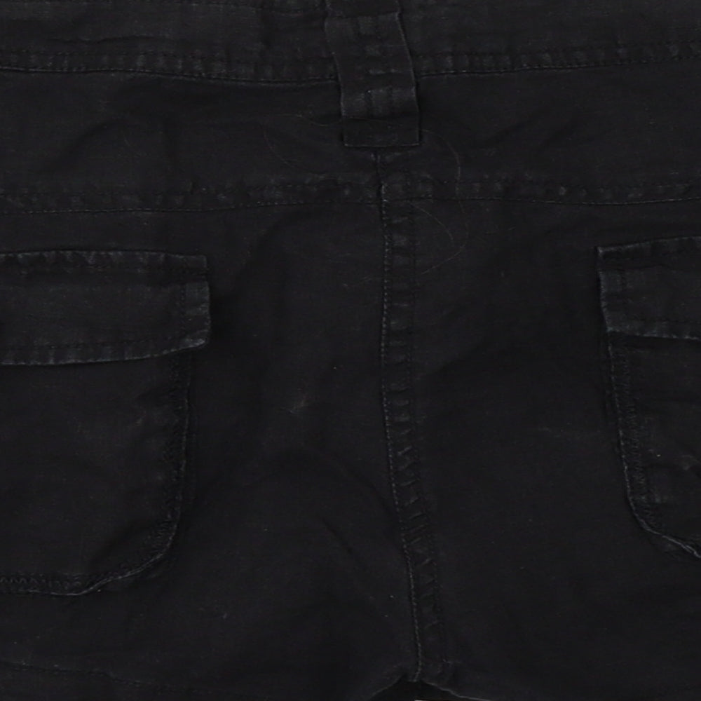 Primark Womens Black   Cargo Shorts Size 14