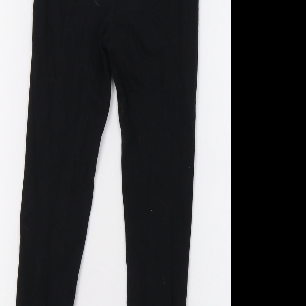 TU Girls Black   Jegging Trousers Size 8 Years