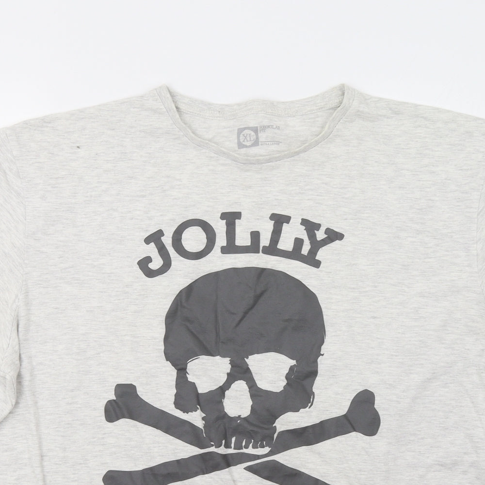Primark Womens Grey   Basic T-Shirt Size XL  - Jolly