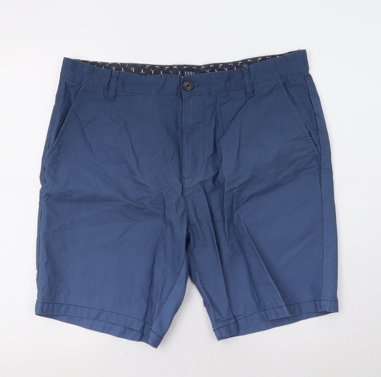 Matalan Mens Blue   Chino Shorts Size 36