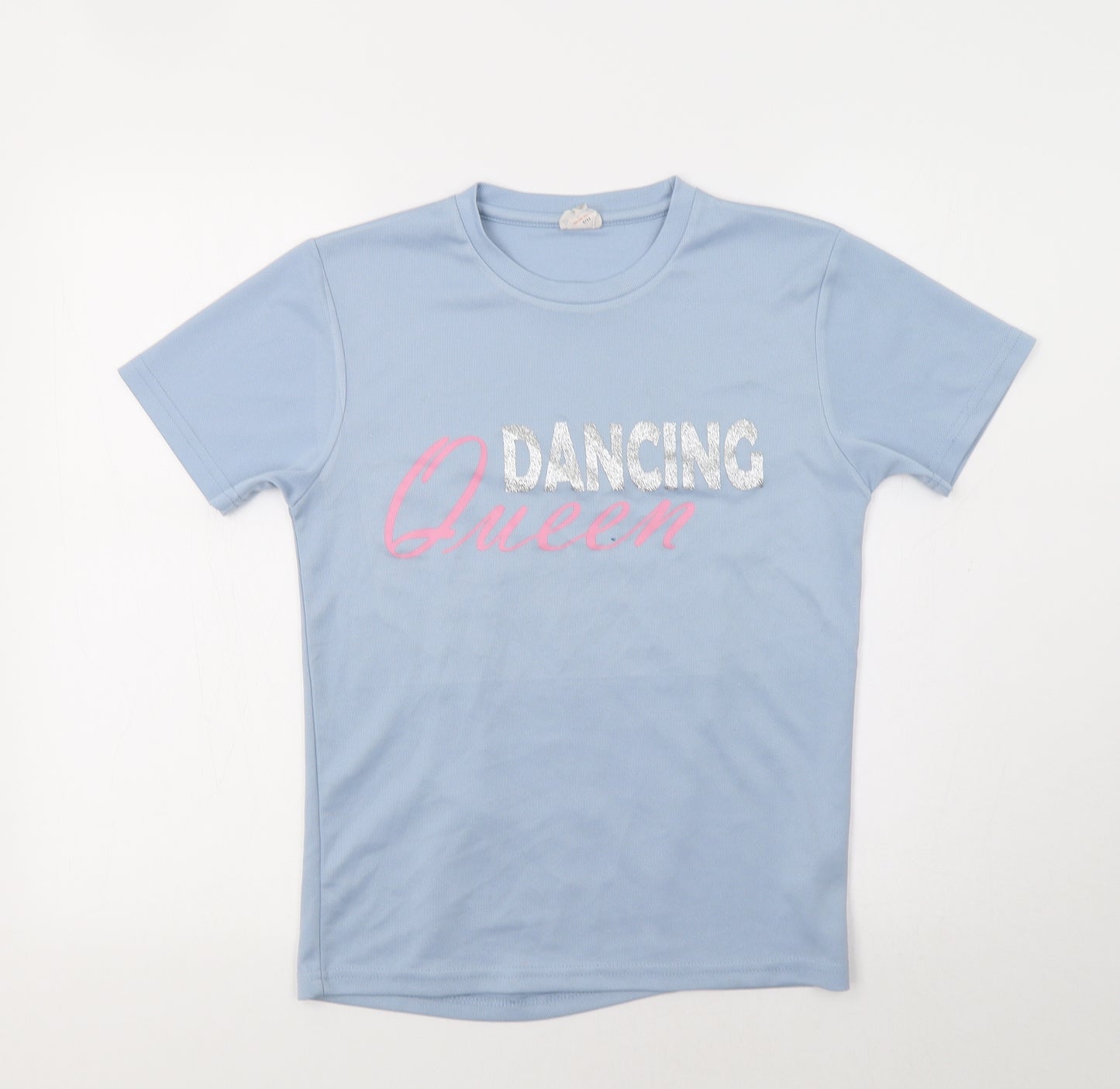 Awdis Womens Blue   Basic T-Shirt Size S  - Dancing Queen
