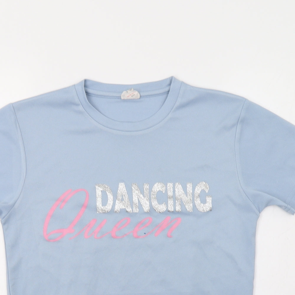 Awdis Womens Blue   Basic T-Shirt Size S  - Dancing Queen