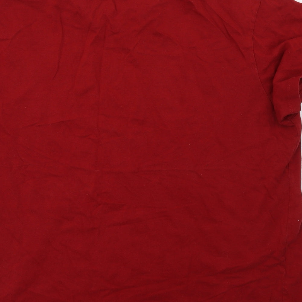 Preworn Mens Red    T-Shirt Size XL