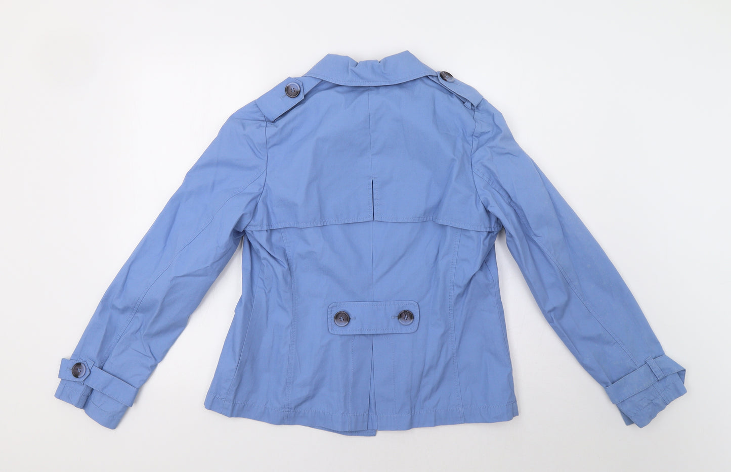 M&S Womens Blue   Pea Coat Coat Size 12