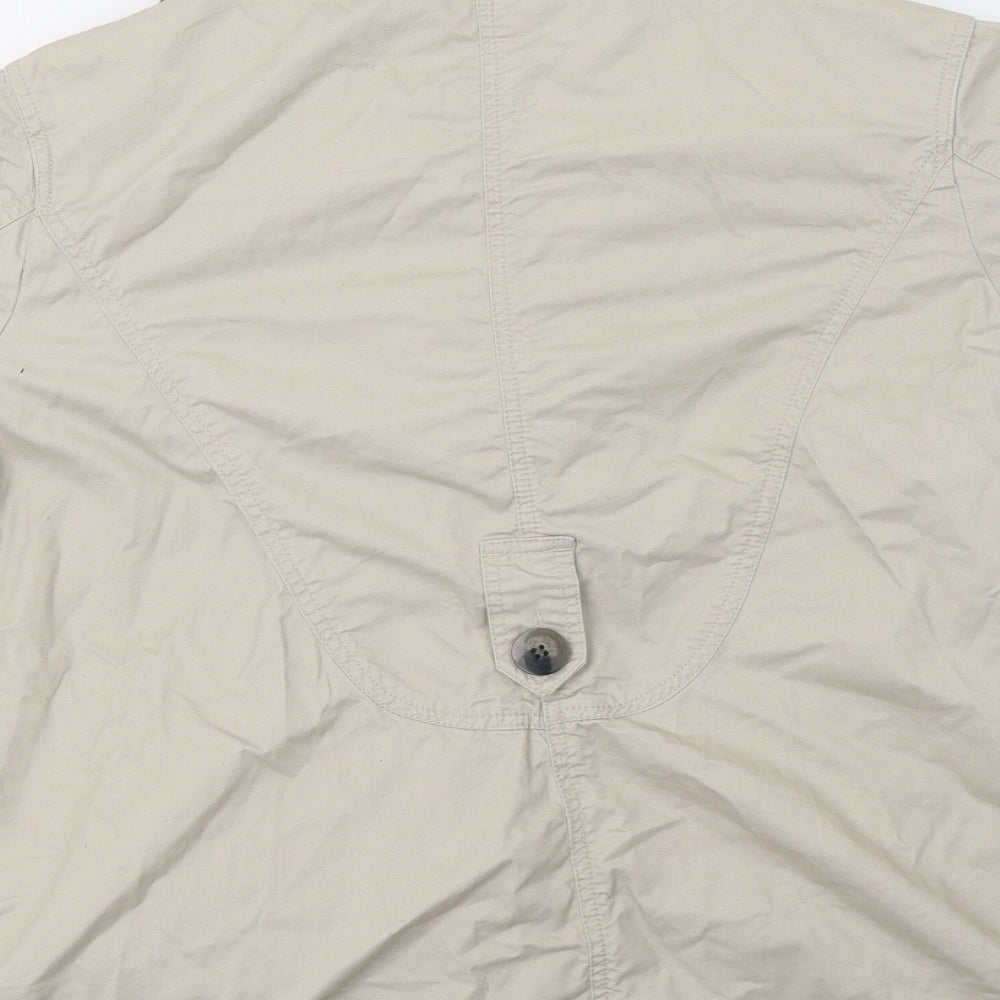 E-vie Womens Beige  Canvas Jacket  Size 18