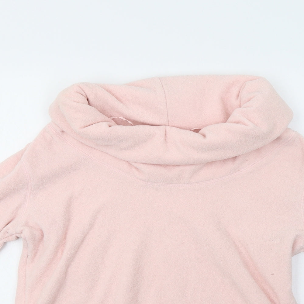Primark Womens Pink  Fleece Top Lounge Set Size 14