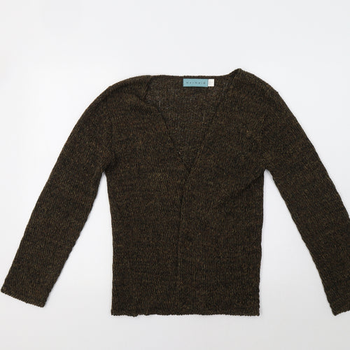 Mermaid Womens Green  Knit Cardigan Jumper Size S