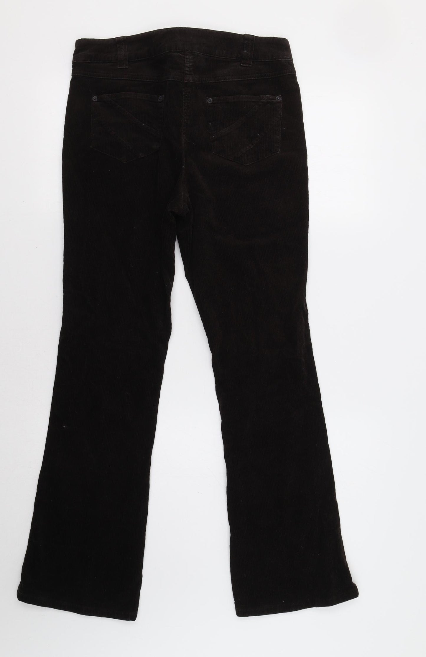 Monsoon Womens Brown   Trousers  Size 8 L29 in
