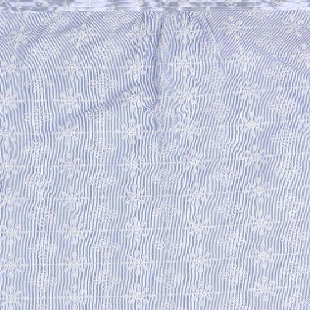 MANTARAY PRODUCTS Womens Blue   Basic Blouse Size 16