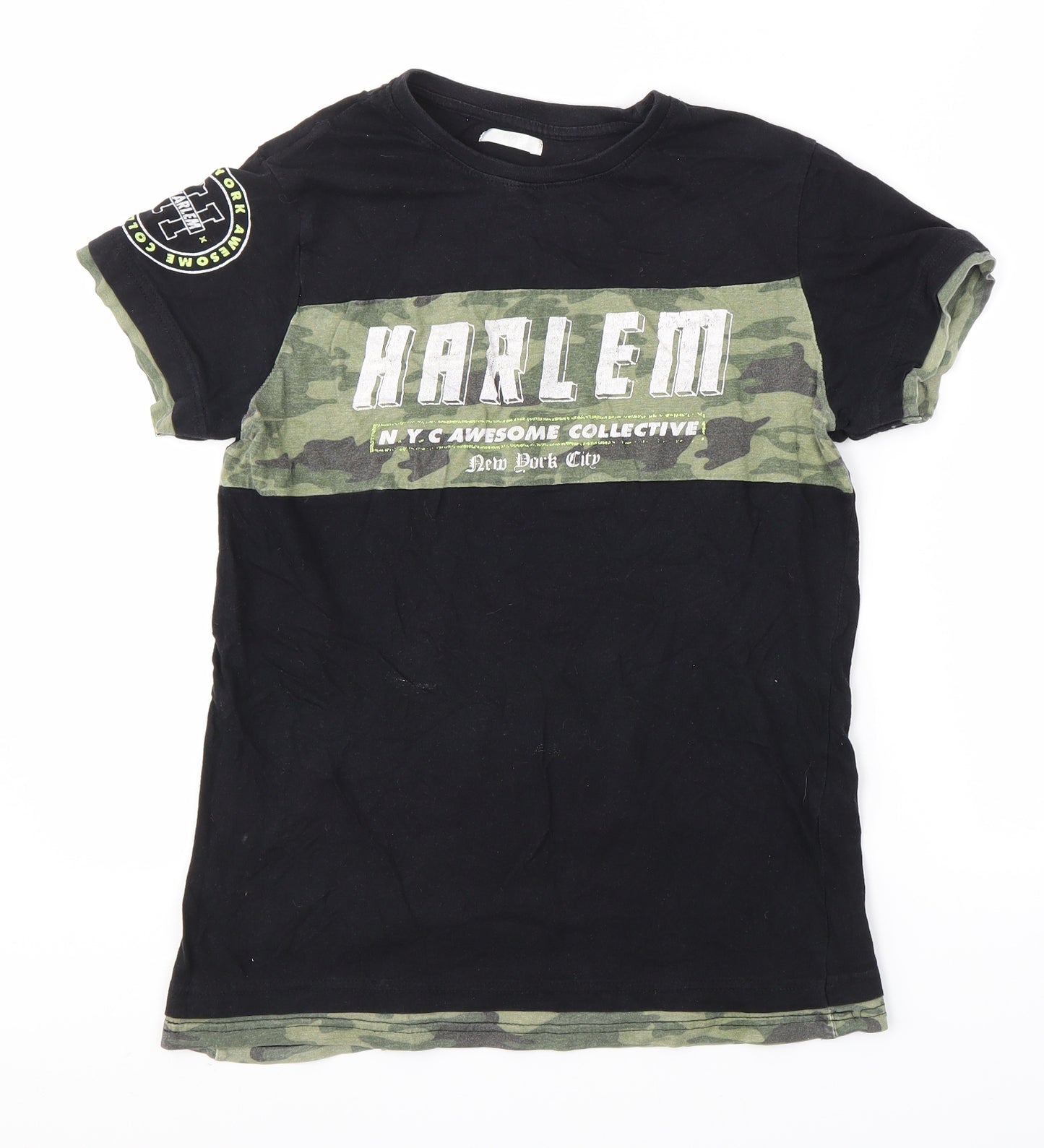 Preworn Boys Multicoloured   Basic T-Shirt Size 14 Years  - Harlem