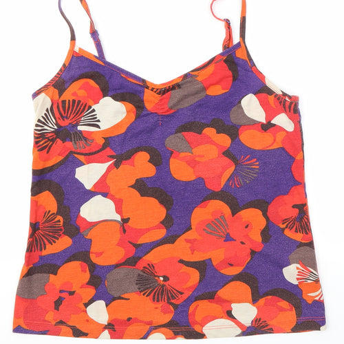 George Womens Multicoloured Floral  Camisole Blouse Size 12