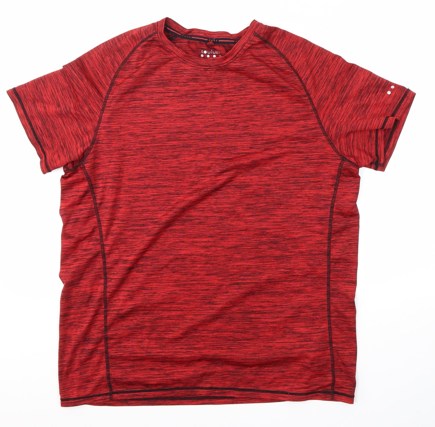Souluxe Mens Red    T-Shirt Size M