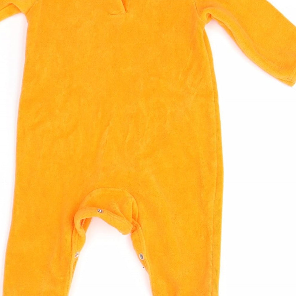 Hallowscream  Orange   Babygrow One-Piece Size 3-6 Months  - Pumpkin