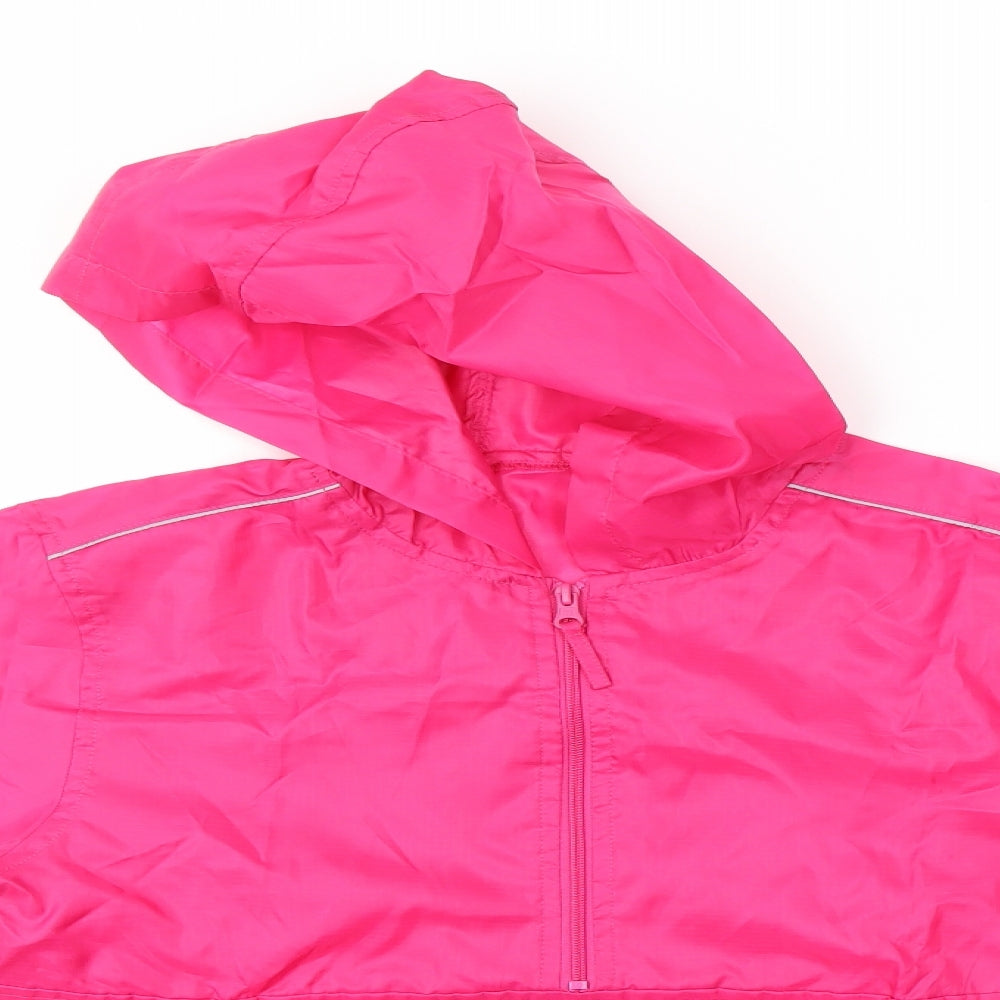 School Life Girls Pink   Rain Coat Jacket Size 13-14 Years