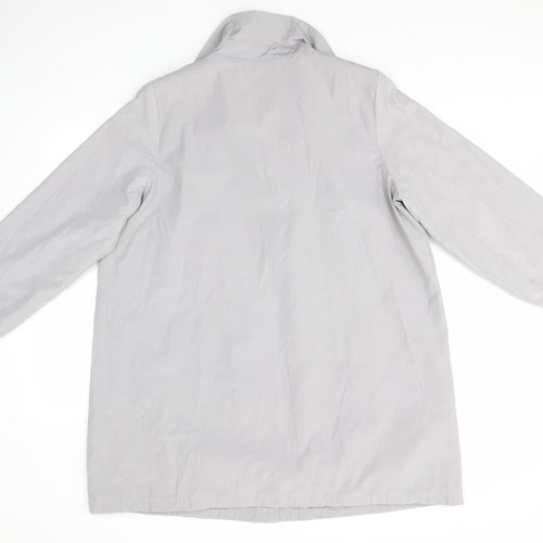 Casual Comfort Womens Grey   Overcoat Coat Size 16