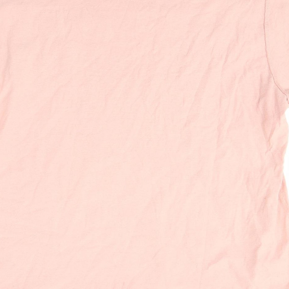 Crosshatch Mens Pink    T-Shirt Size XL