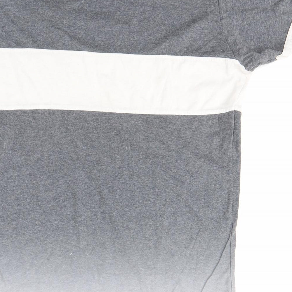 Crosshatch Mens Grey    T-Shirt Size M