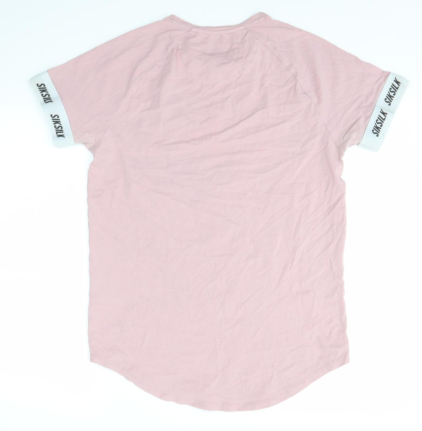 SikSilk Mens Pink    T-Shirt Size M
