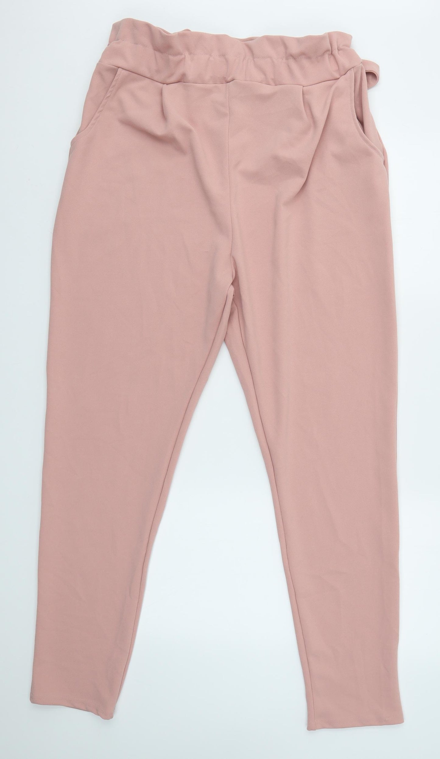 Boohoo Womens Pink   Trousers  Size 18 L29 in