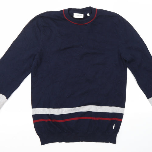 Lindbergh Mens Blue   Pullover Jumper Size M