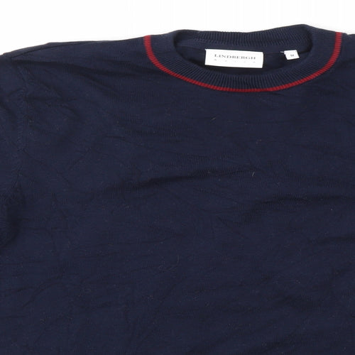 Lindbergh Mens Blue   Pullover Jumper Size M